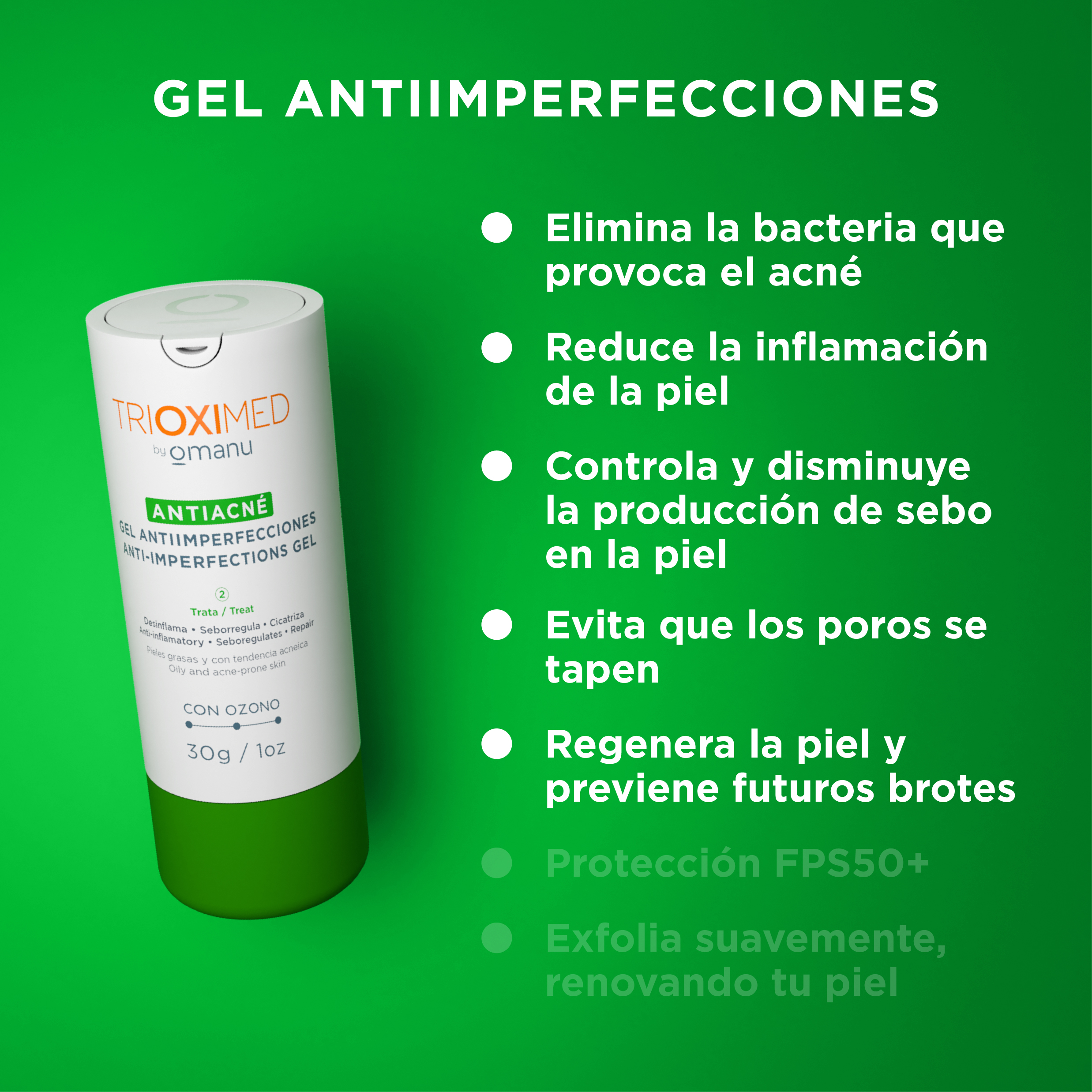 ¿Cómo actúa el gel anti imperfecciones