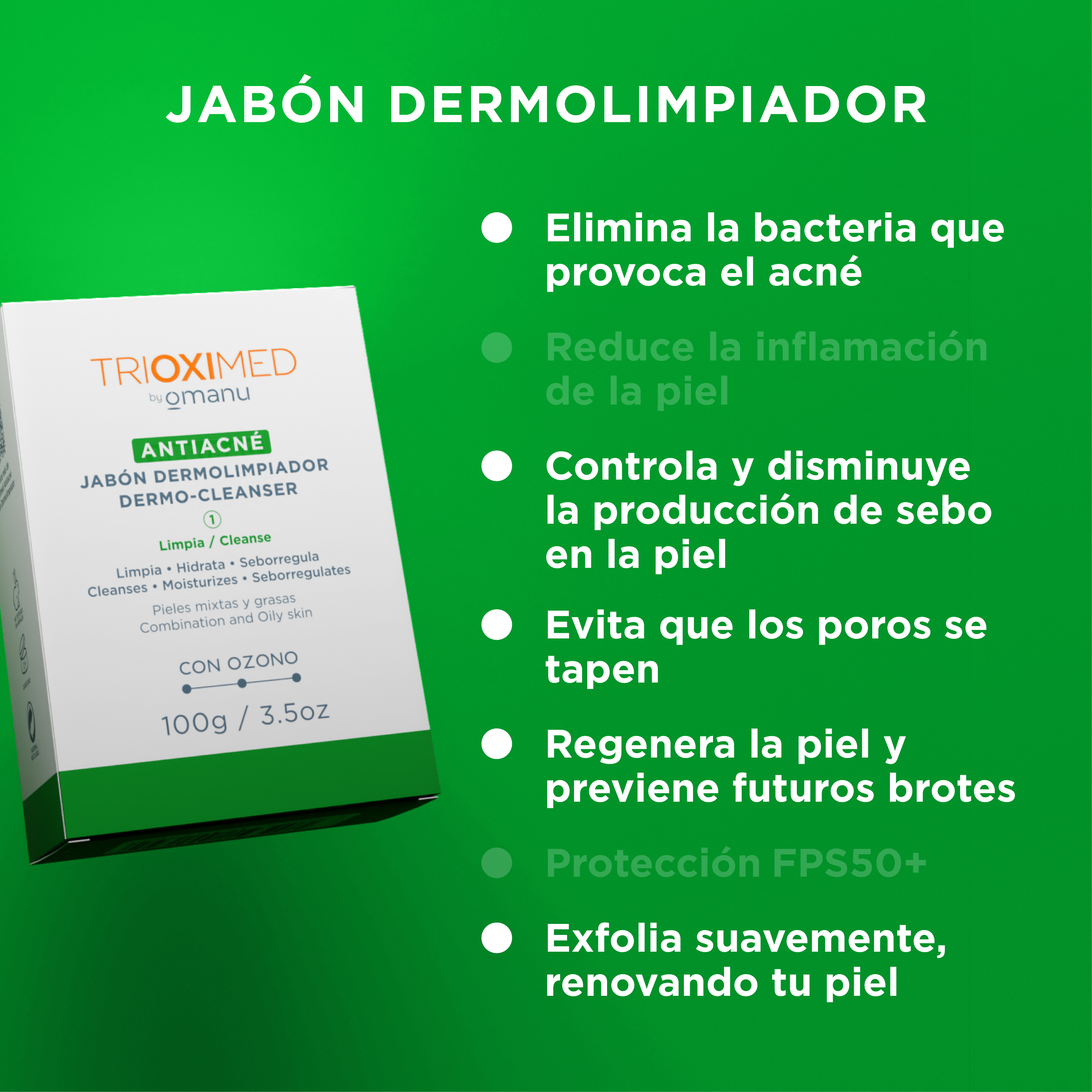 ¿Cómo actúa el jabón dermolimpiador